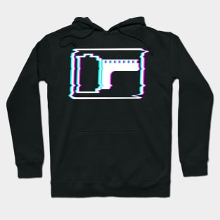 35mm Film Photography Vaporwave Aesthetic Glitch Art Hoodie